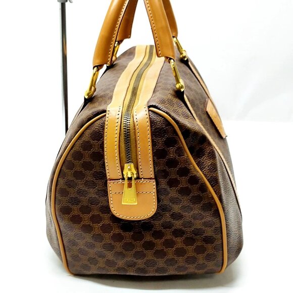 CELINE Hand Bag Brown PVC 497-070325 - Picture 4 of 14